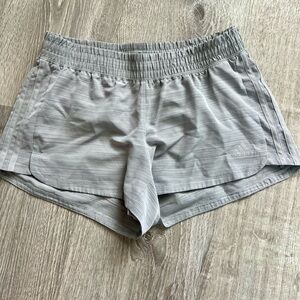EUC. Adidas Gray Athletic Shorts Lightweight Elastic Waist